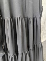 画像11: 【梅鉢紋】黒紋付ティアードコート (11)