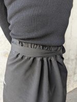 画像8: 【刺繍尾長鶏】黒留袖ラップスカート (8)